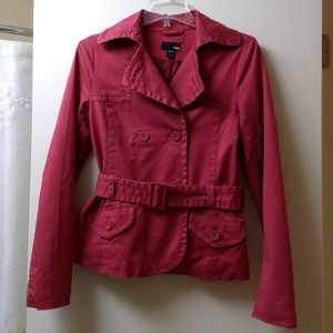 H&M Belted Cotton Jacket